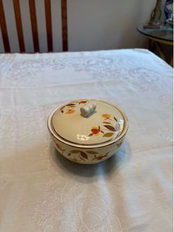 Hall Autumn Leaf Candy Dish