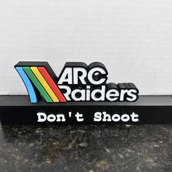 Arc  Raiders logo sign desktop  decor