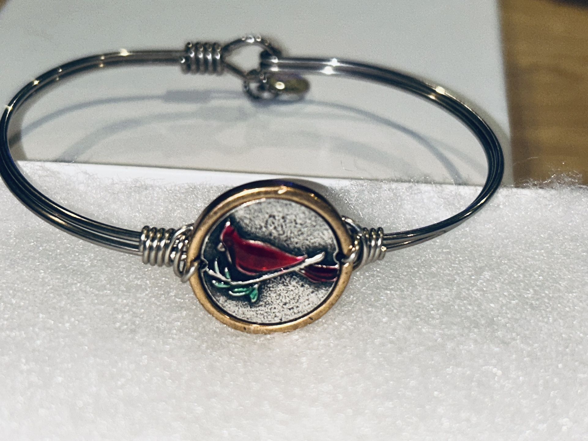 New! Luci + Danni Red Cardinal Bracelet