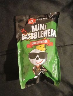 Jack in the Box Limited Edition Hot Ones mini soccer bobblehead blind bag