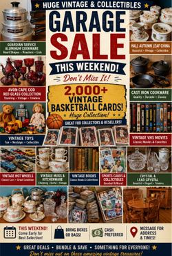 Vintage yard sale