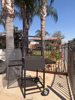 Heavy duty santa maria grill