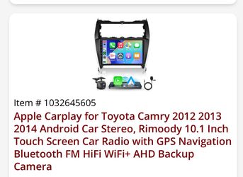 Touch screen stereo for Toyota