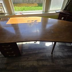 Mid-century Danish Modern Boomerang Desk