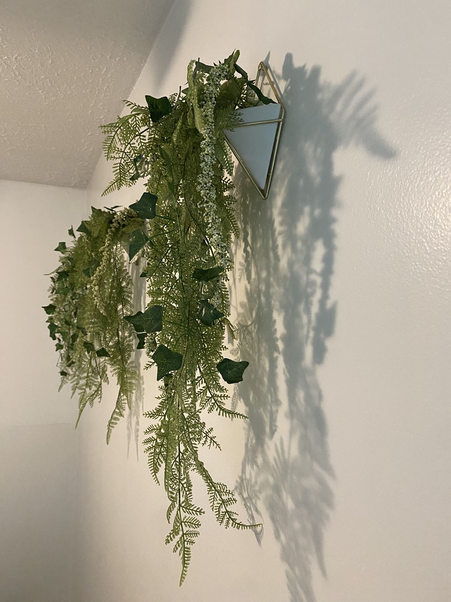 Triangular Plant Wall Decor