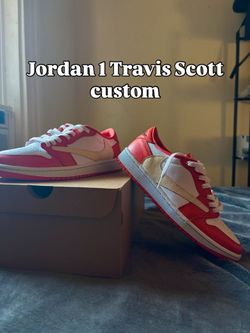 Jordan 1 Lows Travis Scott Custom