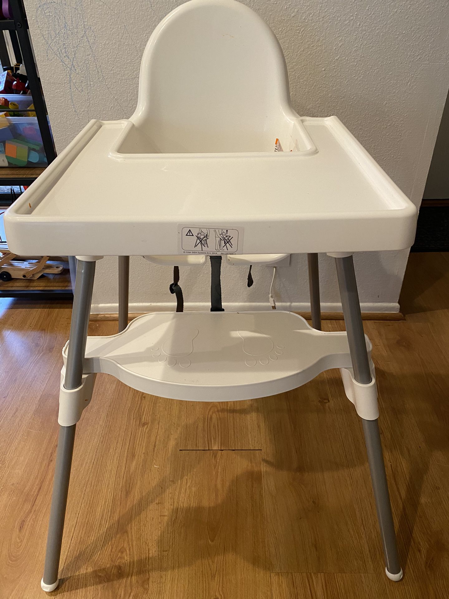 Ikea Chair with Footrest And Skip Hop Playmat Together