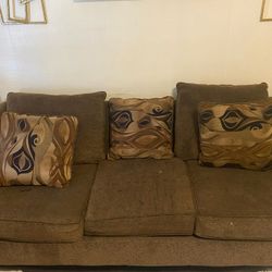 brown couch 