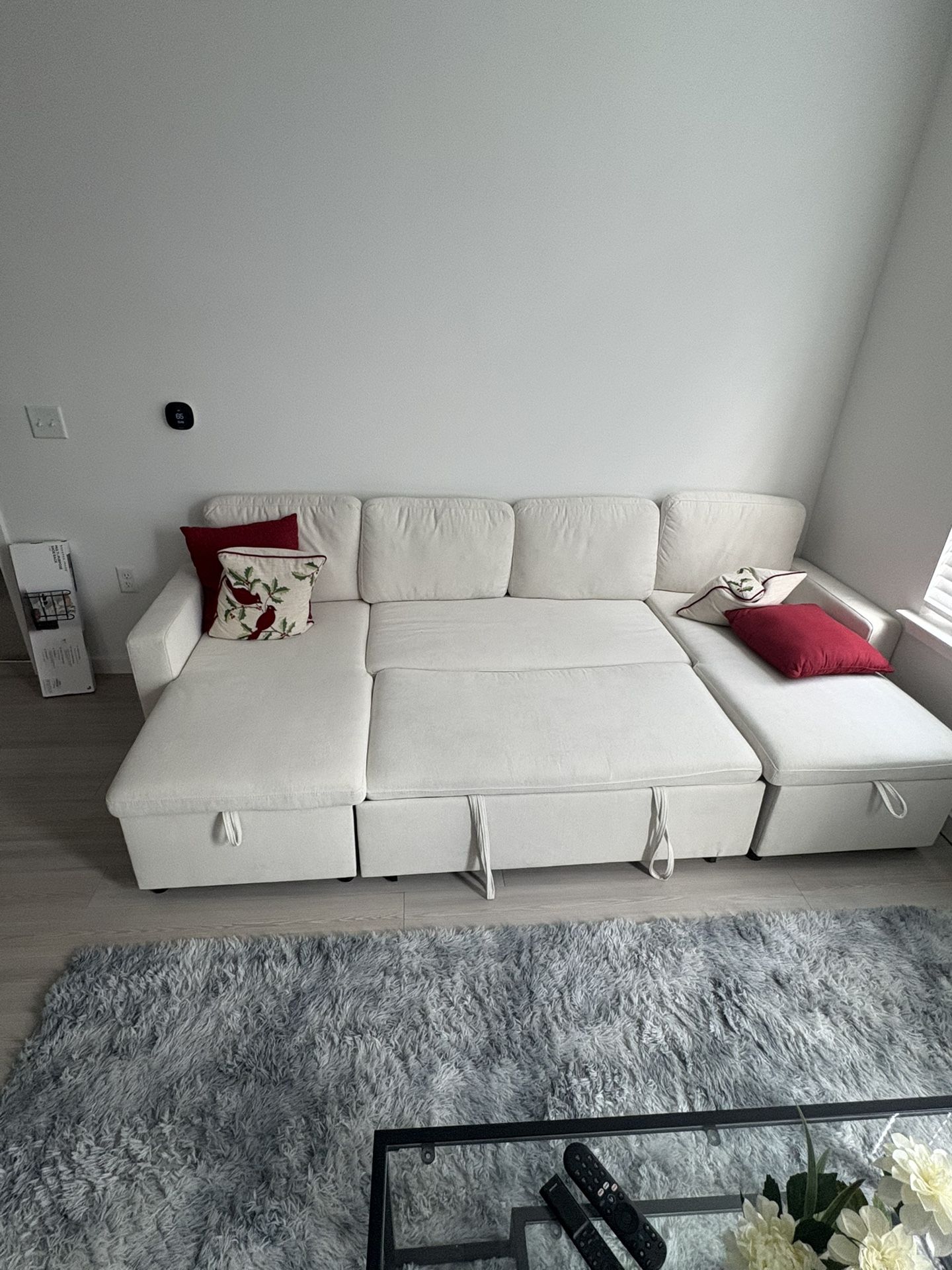 White Sectional