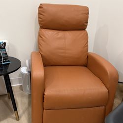Orange Recliner Chair x2 