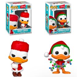 Funko Pop! Disney Daisy Duck 1127 and Donald Duck 1128 -NEW