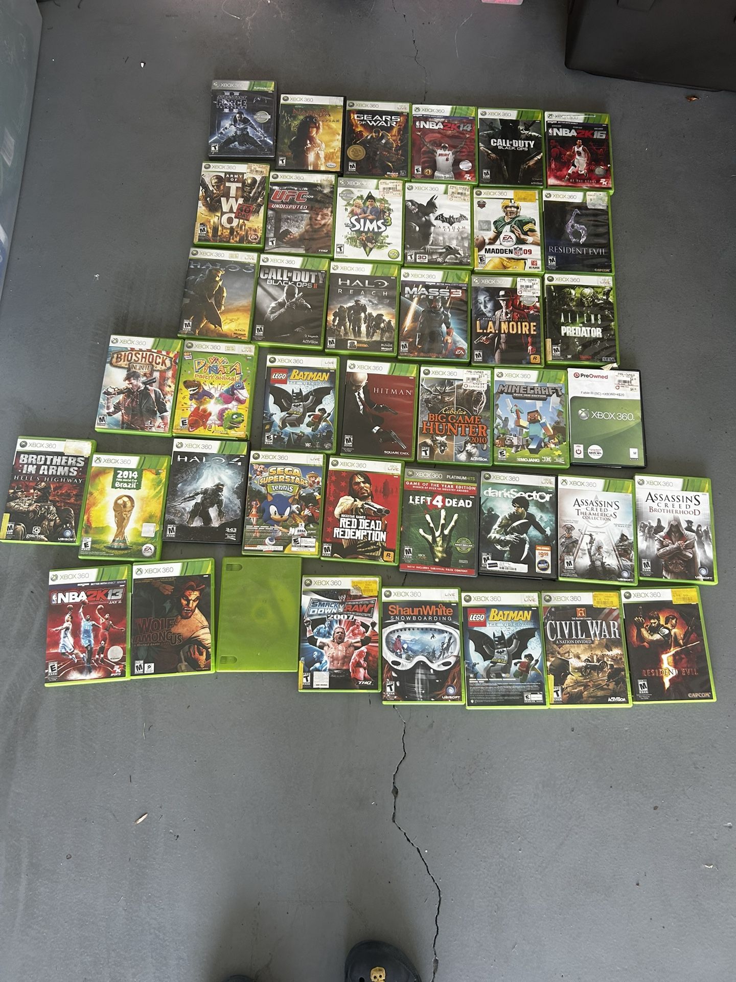 Xbox 360 Game Lot