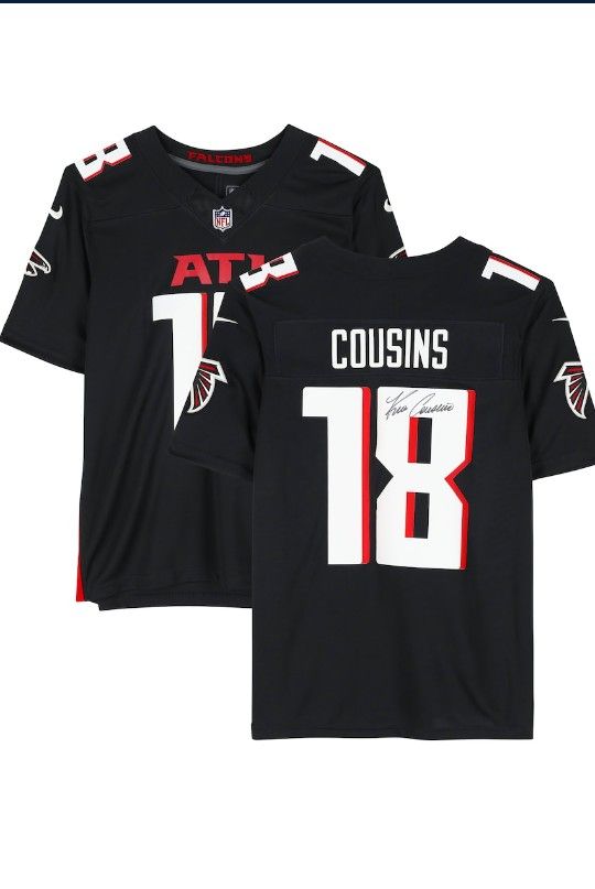 Atlanta Falcons Kirk Cousins Signed Jersey