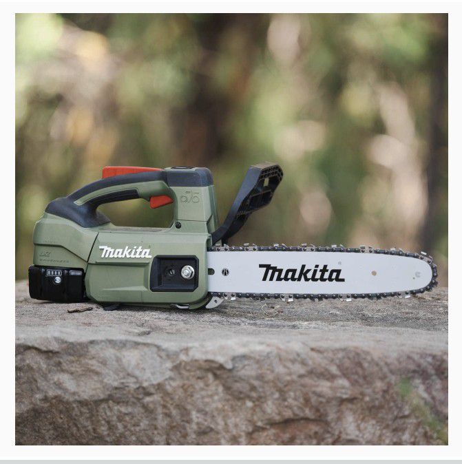 Makita 18v Cordless chainsaw New Brown in color Model# ADCU10Z 