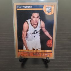 Rudy Gobert Rookie Jazz NBA basketball card 