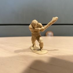 Vintage plastic Marx caveman figure 1.5”