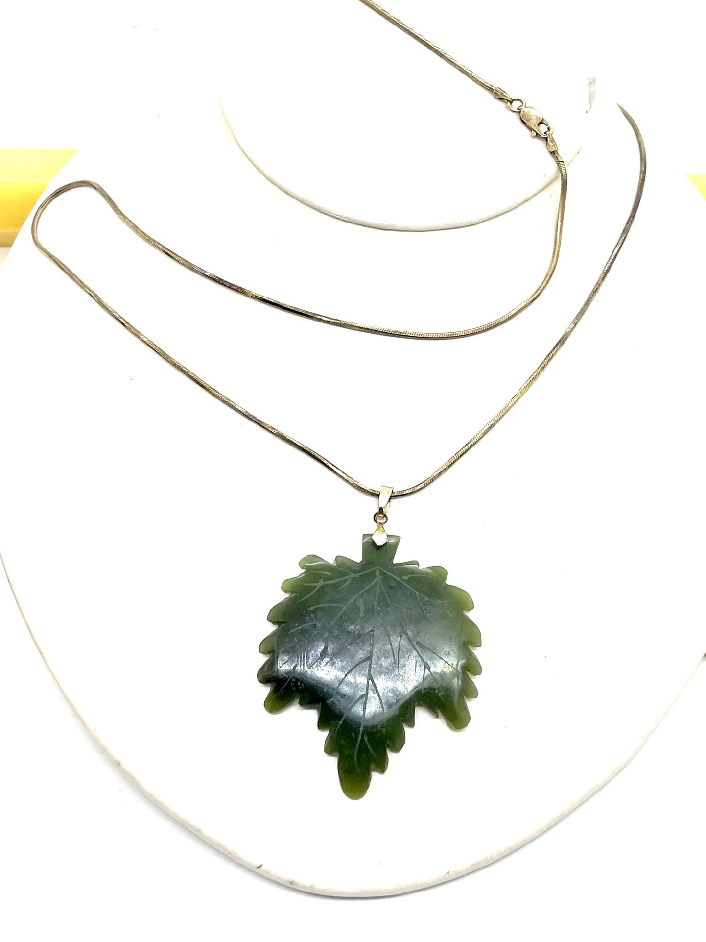 Sterling Cubed Snake Chain Necklace 