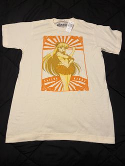 Sailor Moon/Sailor Venus Orange & Cream T-Shirt - Medium