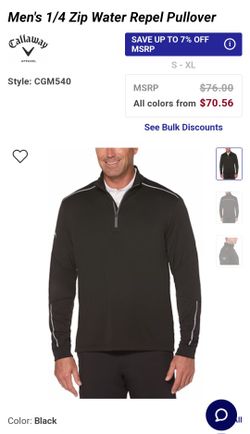 Callaway Weather Series 1/4 Zip Pullover