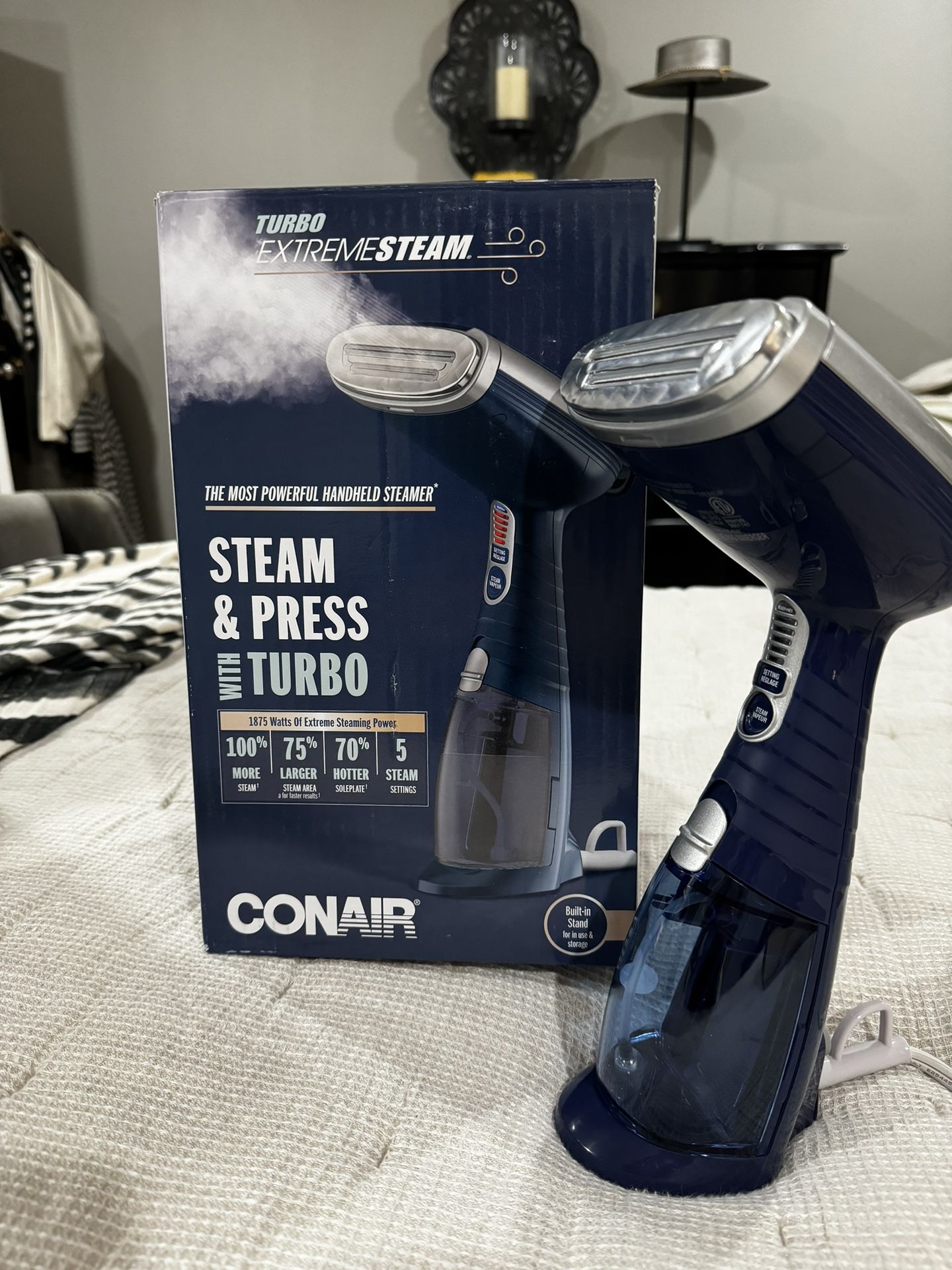 Conair GS38 Turbo ExtremeSteam Handheld Fabric Steamer