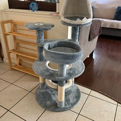 Shark Theme Cat Tree
