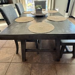 Gray Dining Table