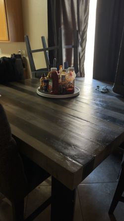 Large dining table