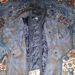 hooded flannel shirt