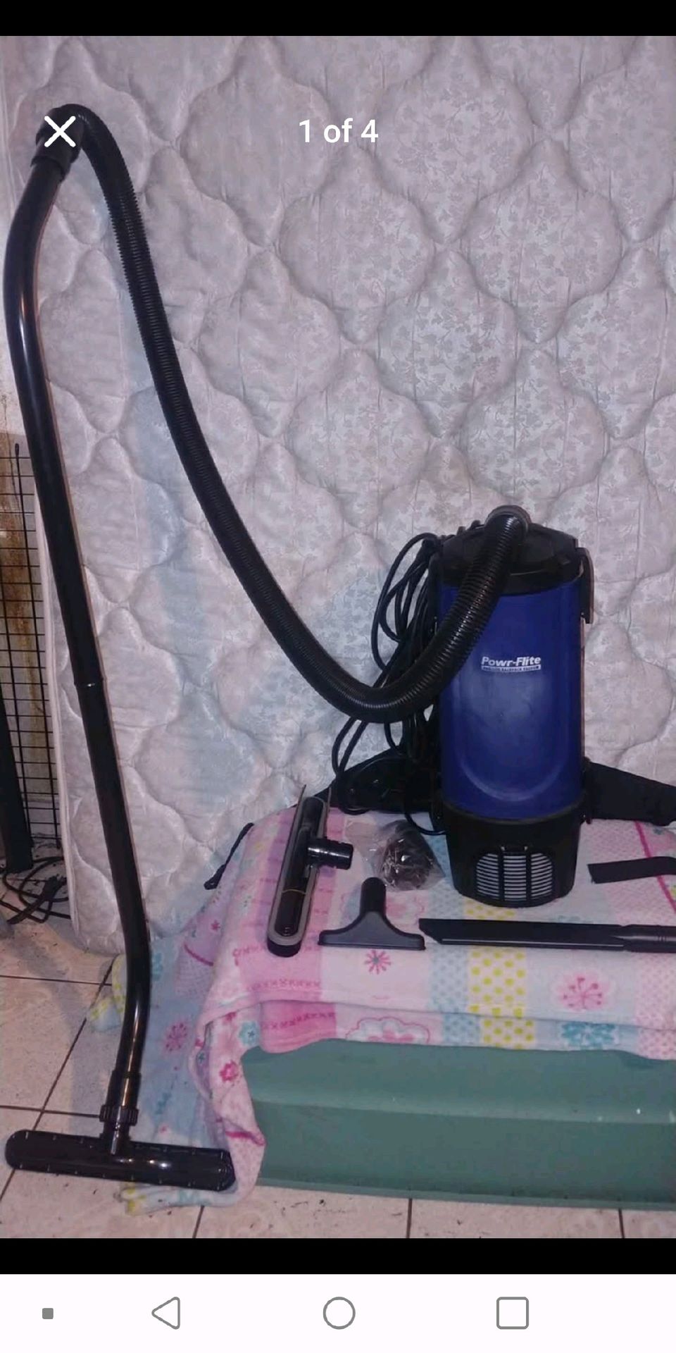 Power Flite Backpack Vacuum
