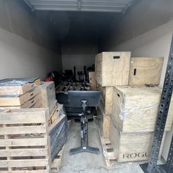 Storage Full Of Fitness Equipment