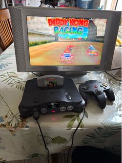 Nintendo 64 + diddy Kong racing