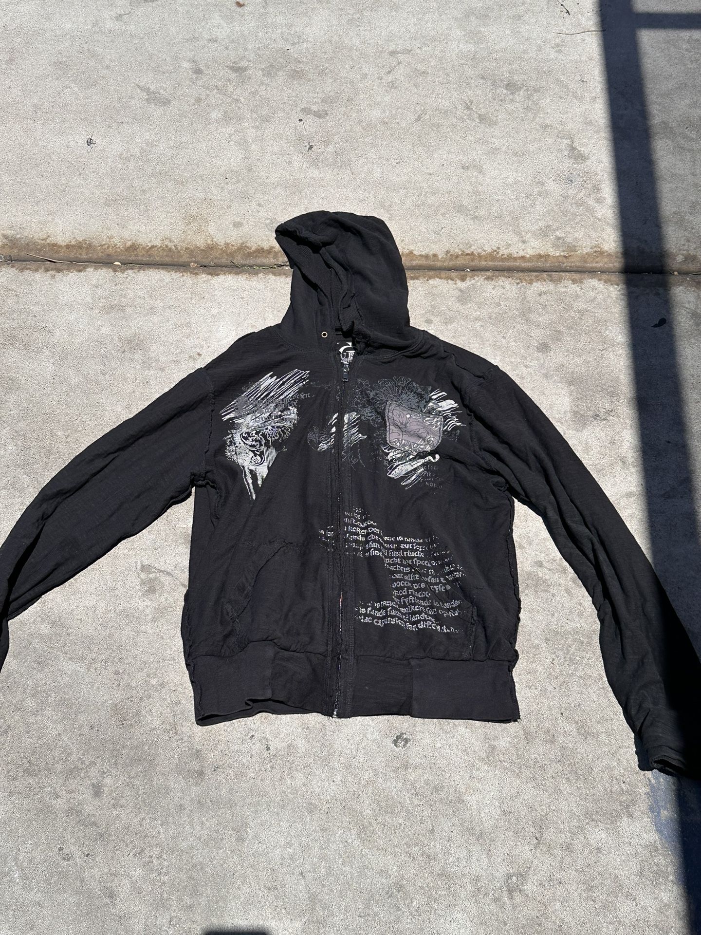 Guess Zip Up Hoodie Y2K Vintage