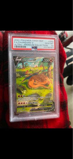 PSA 10 Charizard V Full Art Pokemon Card