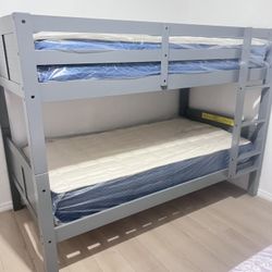 Litera Twin Size Nueva En Su Caja Incluye Colchones 