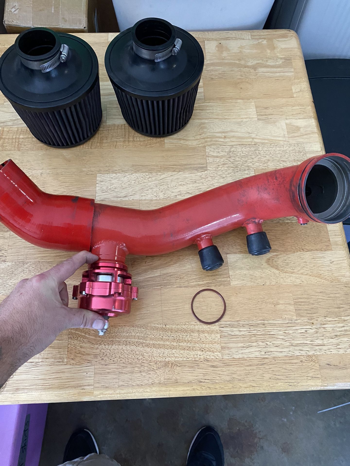 BMW Charge Pipe With BOV Flange & MAF Sensor