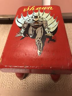 Vintage Batman Step Stool