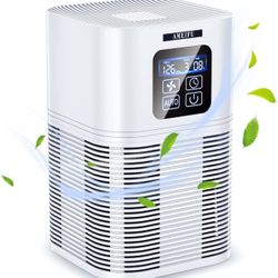 Air Purifiers for Bedroom Home Large Room 610 sq.ft (Filter Inside), Upgrade AMEIFU H13 Hepa Purifier with Aromatherapy Function for Pets Hair, Smoke,