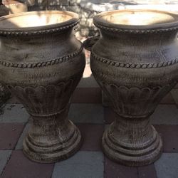 New Flower Pots Made Out Of Clay 32in X 19in