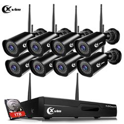 XVIM 1080P 8CH  Security Camera System Indoor/Outdoor CCTV System