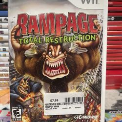 Rampage Total Destruction WII