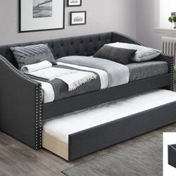 New Trundle Bed Sofa Bed Couch Twin Over Twin 