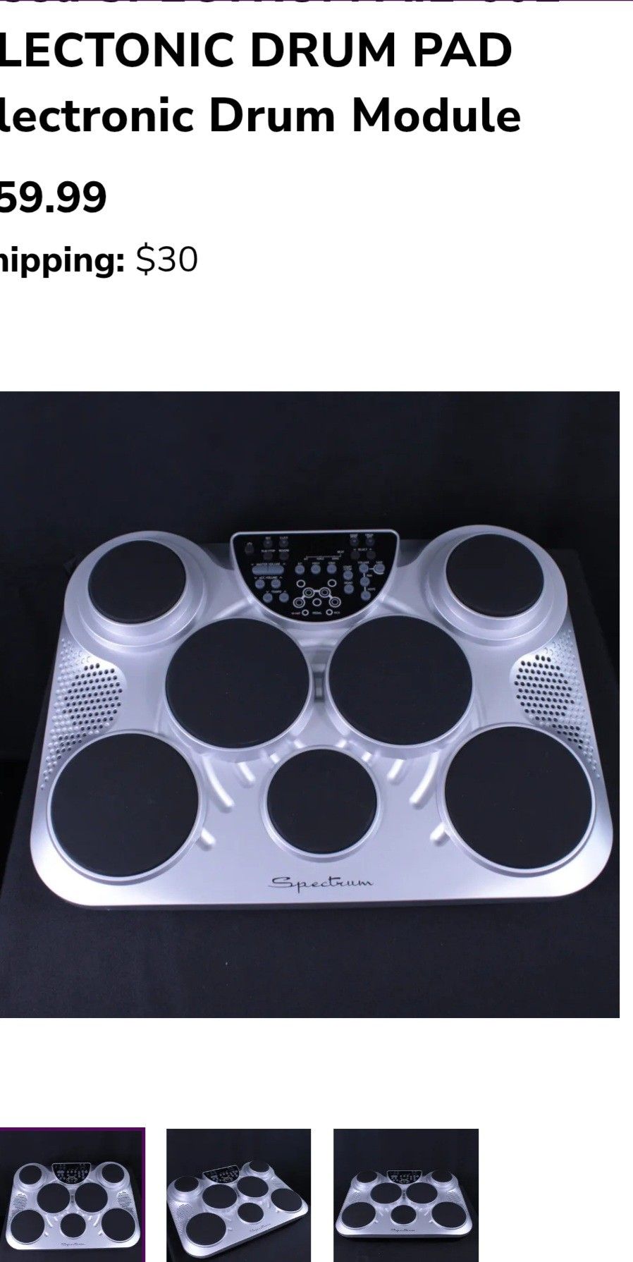 Spectrum Drum Machine