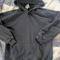 Black Hooded Sweatshirt 