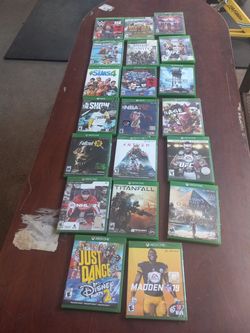 Xbox One Video Games $10 each
