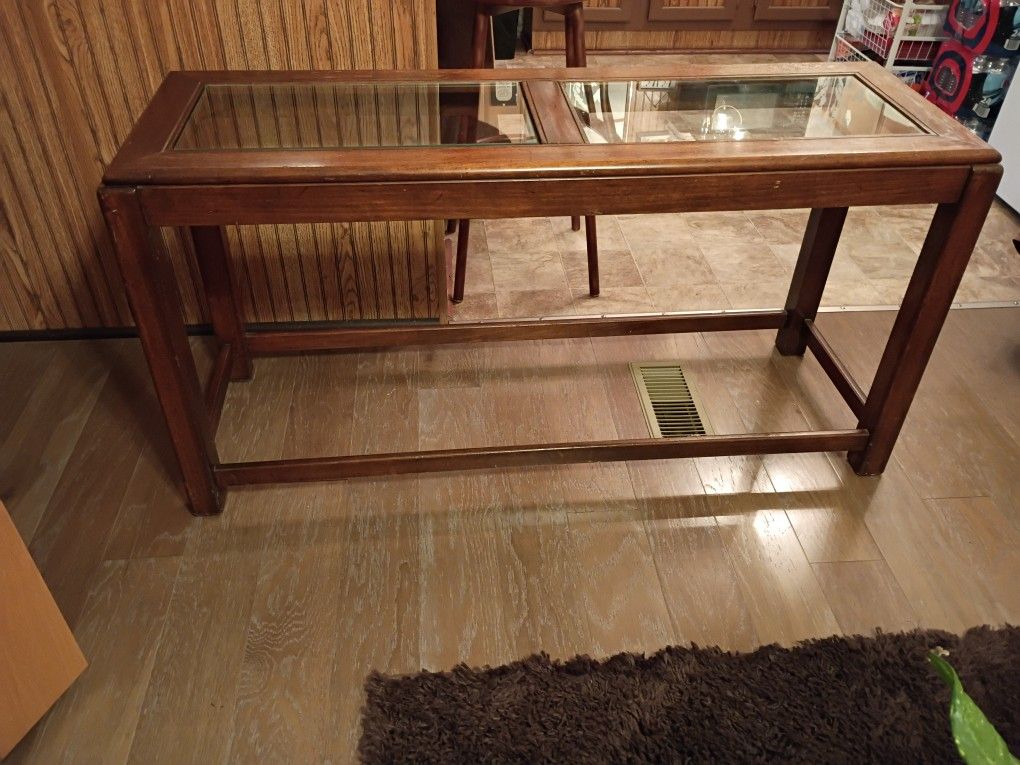 Long Glass Table