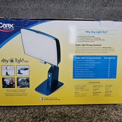 Carex Day-Light Sky Bright Light Therapy Lamp

 10,000 LUX - Sun Lamp To Combat Winter Blues and To Increase Your Energy

Brand new, turquoise  color
