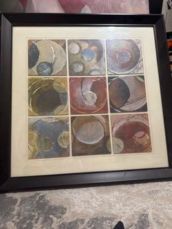 Framed abstract art print