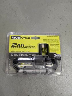 RYOBI ONE+ 18V 2.0Ah Lithium-Ion Battery – New