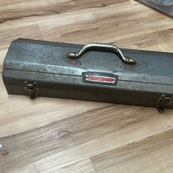 craftsman tool box ( vintage) w tools