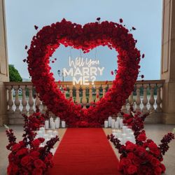 Proposal Artificial Flower Arch Decor 
